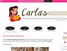 Tablet Screenshot of carlasconfections.com